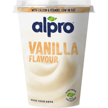 Alpro vanília ízű fermentált szójakészítmény hozzáadott kalciummal és vitaminokkal 400 g