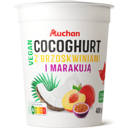 Auchan Kedvenc Vegán joghurt marakuja 400 g