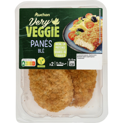 Auchan Kedvenc vega panírozott növényi készítmény 180 g