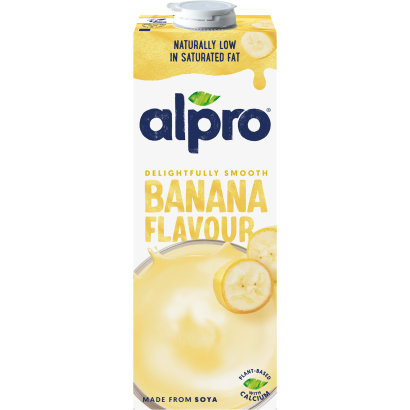 Alpro UHT banános szójaital hozzáadott kalciummal és vitaminokkal 1 l