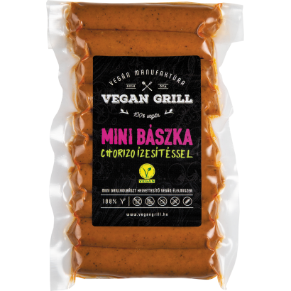 Vegan Grill Chorizo mini bászka 180g
