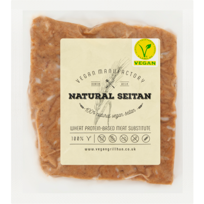 Vegan Manufactory Vegan Grill natúr szejtán tömb 400 g