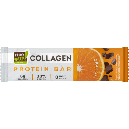 RiceUp! kollagénes fehérje szelet narancs ízesítéssel hozzáadott cukor nélkül 50 g