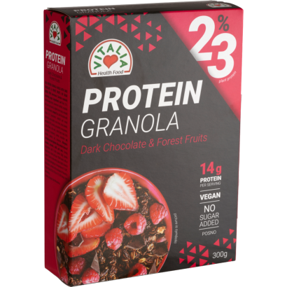 Vitalia étcsokoládés erdei gyümölcsös protein granola 300 g