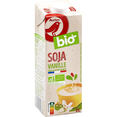 Auchan Kedvenc Bio vaniliás szójaital 1 l