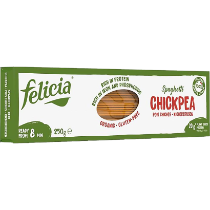 Felicia BIO csicseriborsó spagetti gluténmentes tészta 250 g