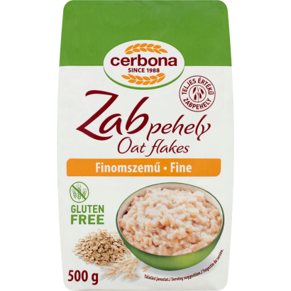 Cerbona gluténmentes finomszemű zabpehely 500 g