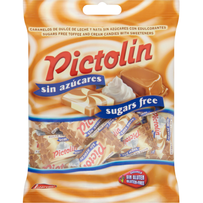 Pictolin karamell ízesítésű, cukormentes, tejszínes cukorka édesítőszerrel 65 g