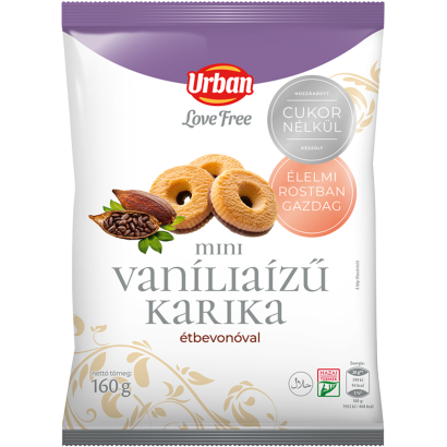 Urban LoveFree vaníliás karika 160 g