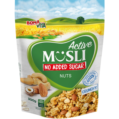 Bonavita Active ropogós müzli dióval 300g