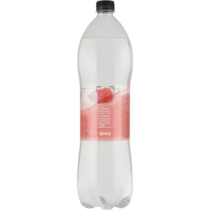 Márka Mirror málnaízű energiamentes szénsavas üdítőital édesítőszerekkel 1,5 l