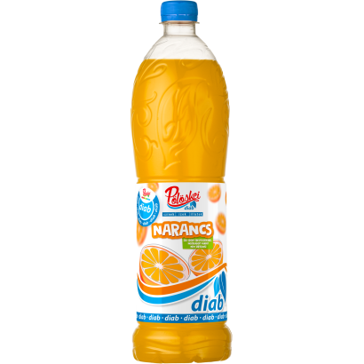 Pölöskei Diab narancs ízű szörp édesítőszerekkel 1 l
