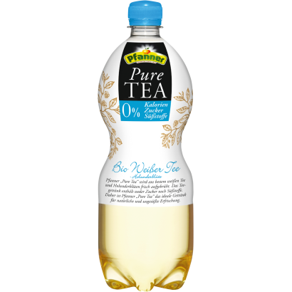 Pfanner Pure Tea bio tea üdítő-ital, citrom- és bodzavirág ízesítéssel 1 l