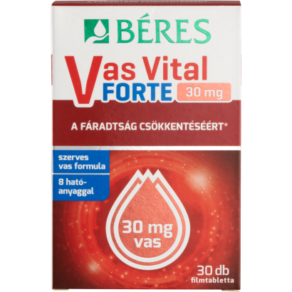 Béres Vas Vital Forte 30 mg étrend-kiegészítő filmtabletta 30 x 0,78 g (23,4 g)