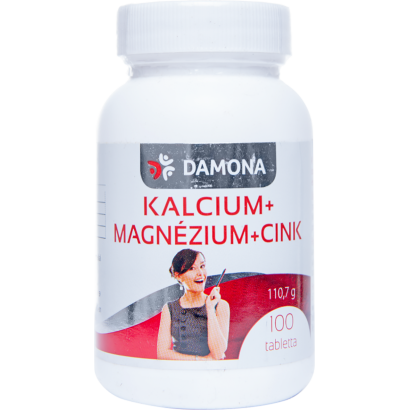 Damona Kalcium+ Magnézium + Cink étrend-kiegészítő tabletta 100 x 1,585 g (158,5 g)