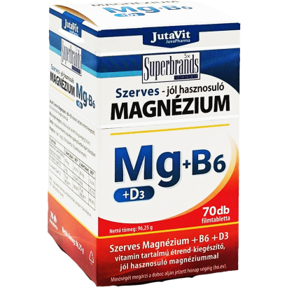JutaVit szerves magnézium + B6 + D3