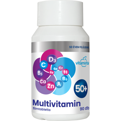 Vitamintár multivitamin 50 éven felülieknek filmtabletta 90 db