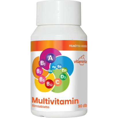 Vitamintár multivitamin felnőttek részére filmtabletta 90 db