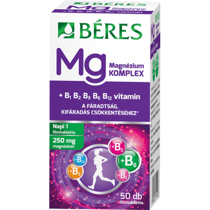 Béres Magnézium Komplex filmtabletta 50 db 61,8 g