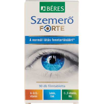 Béres Szemerő Forte filmtabletta komplex étrend-kiegészítő készítmény 90 x 1,35 g (122 g)