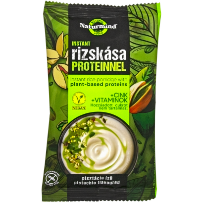 Naturmind gluténmentes pisztácia ízű rizskása 44 g