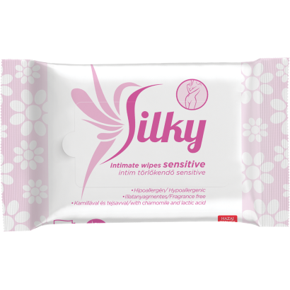 Silky intim törlőkendő sensitive 20 db
