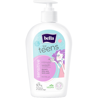 Bella For Teens Sensitive Intimate Wash intim mosakodógél 300 ml