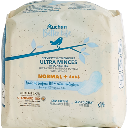 Auchan Kedvenc normál betét Ultra Thin 14 db