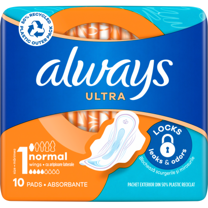 Always Ultra Day Normal Egészségügyi Betét (1-es Méret) Szárnyas Betét x 10]