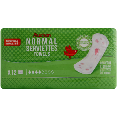 Auchan Kedvenc light inkontinencia betét normál 12 db