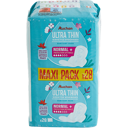 Auchan Kedvenc egészségügyi betét normál 28db