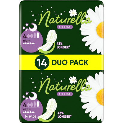 Naturella Ultra Szárnyas Betét, Night (4-es méret) Méret, 14 db