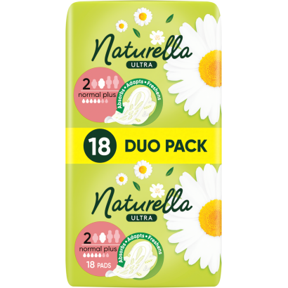 Naturella Ultra Szárnyas Betét, Normal Plus (2-es méret) Méret, 18 db