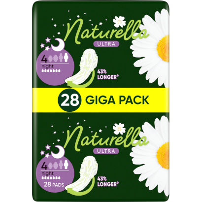 Naturella Ultra Szárnyas Betét, Night (4-es méret) Méret, 28 db