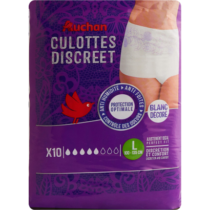 Auchan Kedvenc n.pelenka discreet L-es 10db