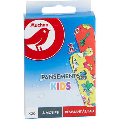 Auchan Kedvenc Mintás vízálló tapasz 20 db 2 méret