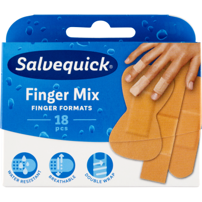 Salvequick Finger Mix ragtapasz 18 db