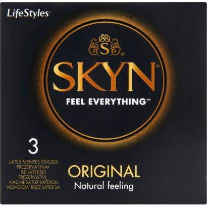 LifeStyles Skyn Original latexmentes óvszer 3 db