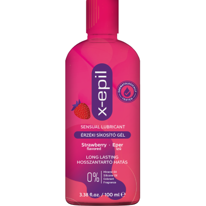 X-Epil Érzéki síkosító gél eper ízű  100ml