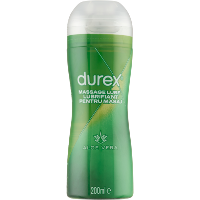 Durex 2in1 bőrnyugtató hatású aloe vera masszázsgél és síkosító 200 ml