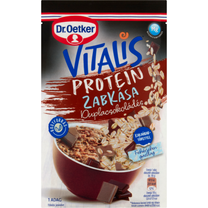 Dr. Oetker Vitalis duplacsokoládés protein zabkása alappor 60 g
