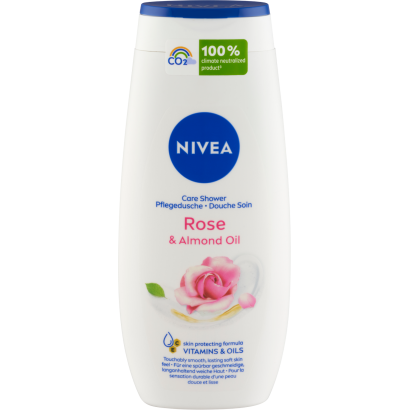 NIVEA Rose & Almond Oil ápoló hatású krémtusfürdő 250 ml