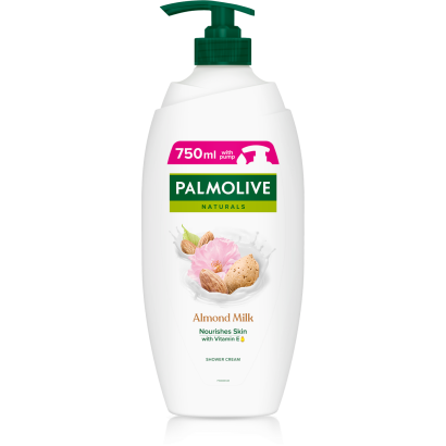 Palmolive Naturals Almond & Milk tusfürdő pumpás 750 ml