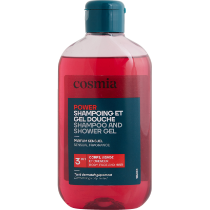 Cosmia sampon és tusfürdő férfi 3in1 power 250 ml