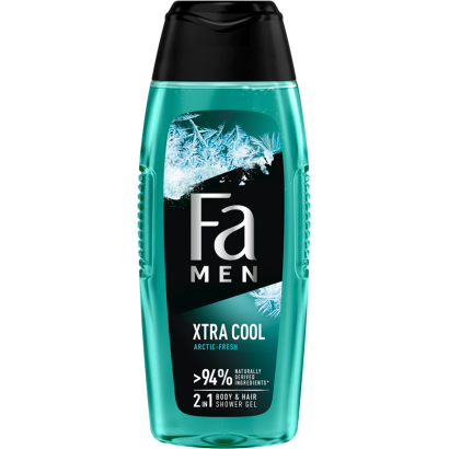Fa Men Xtra Cool 2 az 1-ben tusfürdő és sampon 400 ml