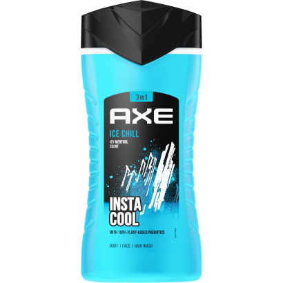 AXE Ice Chill 3 in 1 tusfürdő testre, arcra, hajra 250 ml