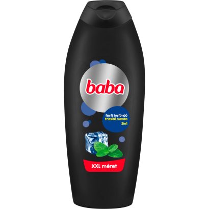 Baba 2in1 frissítő menta férfi tusfürdő 750 ml