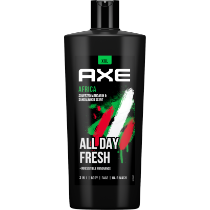 AXE Africa 3 in 1 tusfürdő testre, arcra, hajra 700 ml