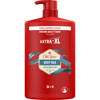 Old Spice Deep Sea Férfi 3 az 1-ben Sampon és Tusfürdő, 1000 ml