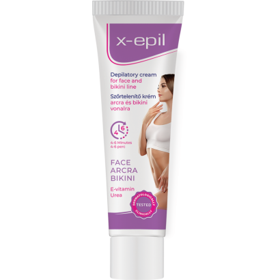 X-Epil szőrtelenítő krém arcra/bikini vonalra 40 ml
